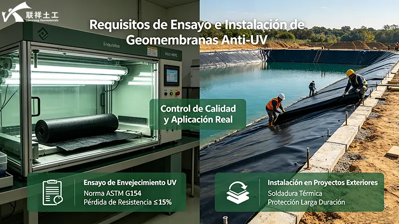UV Aging Test + Outdoor Engineering Application Scenario Images