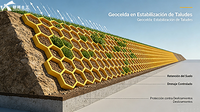 Aplicaciones de Geoceldas en la Estabilización de Taludes y Laderas