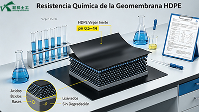 Resistencia Química de la Geomembrana HDPE en Proyectos Industriales