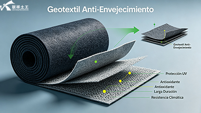 Ventajas del Geotextil Anti-Envejecimiento en Obras de Larga Duración