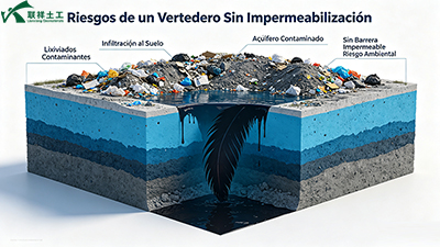 Soluciones de Impermeabilización con Geomembranas para Vertederos de Residuos
