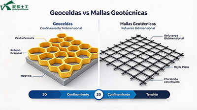 Geoceldas vs Mallas Geotécnicas: &iquest;Cuál Es Mejor para Su Proyecto?