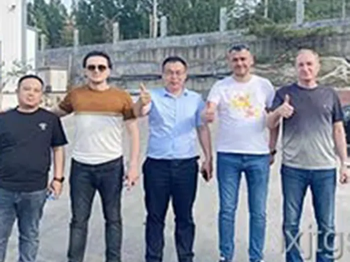 Visita de clientes europeos